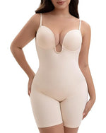 Load image into Gallery viewer, Backless Plunge Thong Bodysuit for Low-Cut Dresses | Invisible Shapewear