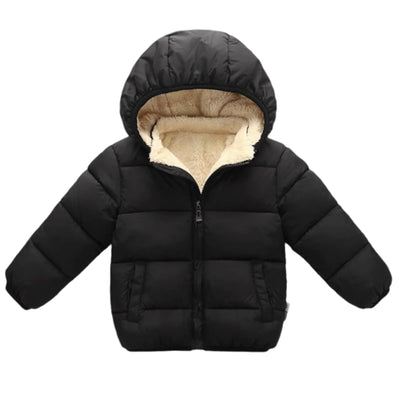 CYTAFE Toddler Winter Jacket - Hooded Warm Lined Coat for Baby Boys & Girls (Soft Cotton Waterproof Snow Jacket, 12-24 Months, 2T-5T)