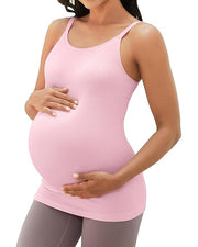 Maternity Support Tank | Light Belly Support Camisole