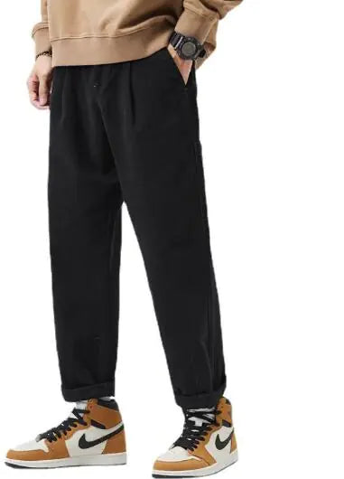 Japanese Harajuku Overalls - Solid Color Streetwear Jumpsuit (Unisex Aesthetic Fashion, Oversized Denim Look, Adjustable Straps)