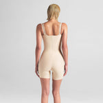 Load image into Gallery viewer, Open-Bust Mid-Thigh Bodysuit Shaper
