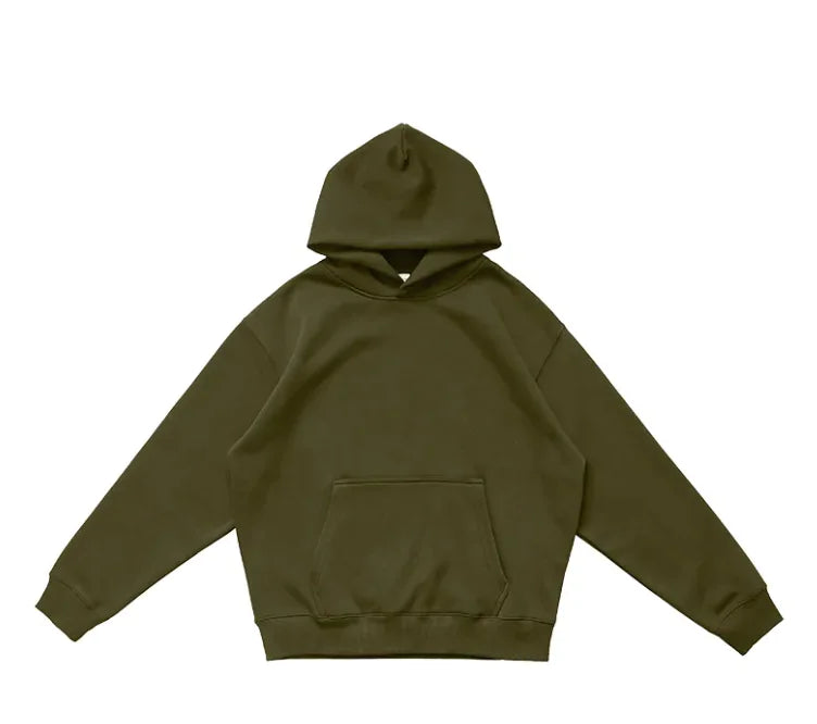 Unisex Hooded Sweater - Oversized Fleece Pullover for Men & Women | Cozy Winter Hoodie (Gender Neutral, Thick Knit, Streetwear)