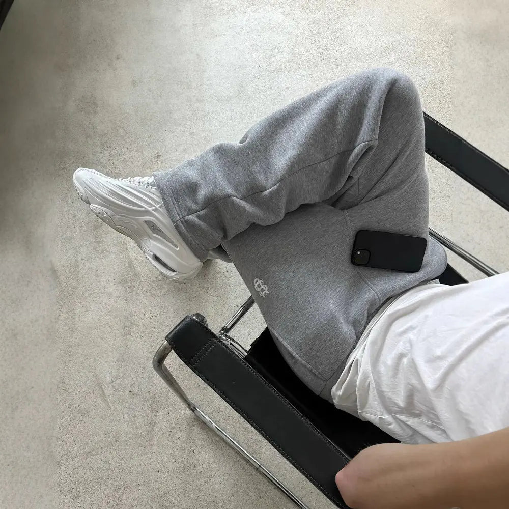Men's Stretch Rope Zipper Sweatpants - Solid Color Casual Joggers with Pockets (Gym, Lounge, Running Pants) - S-XXL
