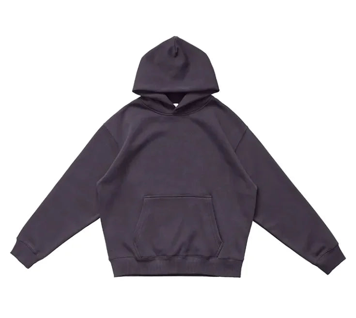 Unisex Hooded Sweater - Oversized Fleece Pullover for Men & Women | Cozy Winter Hoodie (Gender Neutral, Thick Knit, Streetwear)