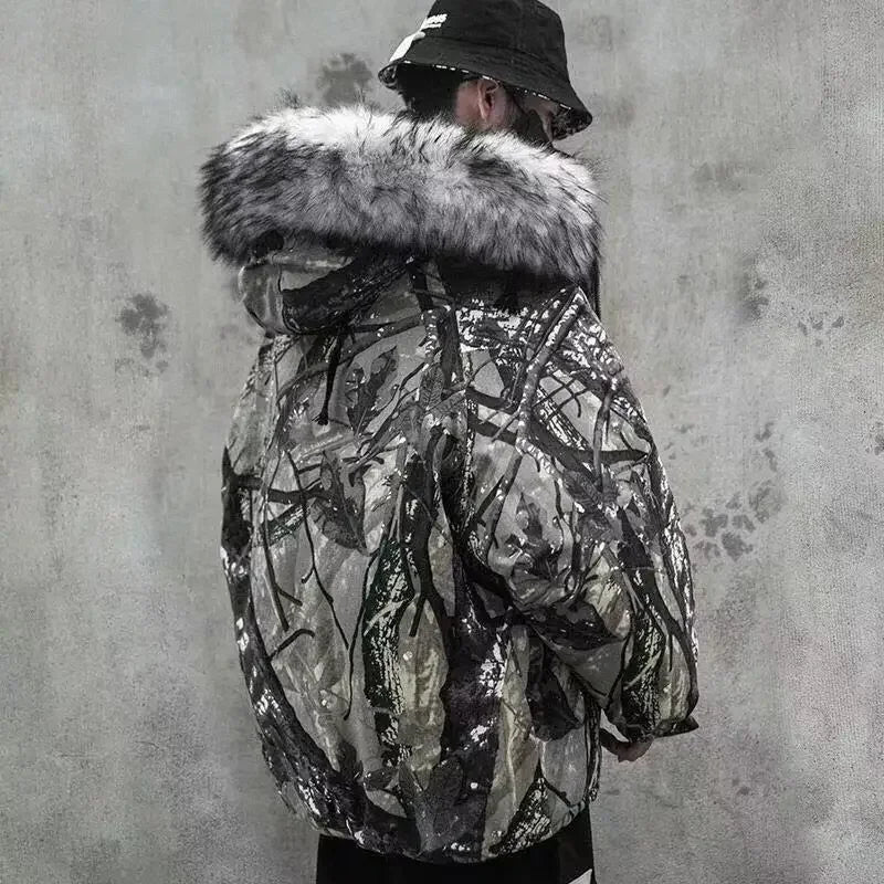 Luxury Winter Jacket with Detachable Fur Collar - Heavy Duty Parka for Men & Women (Windproof, Waterproof, Cold Weather Coat