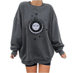 Load image into Gallery viewer, Printed Loose Sweatshirt - Euro American Streetwear Style (Oversized Graphic Pullover, Unisex Fashion, Soft Cotton Blend)
